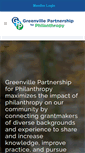 Mobile Screenshot of greenvillephilanthropy.org